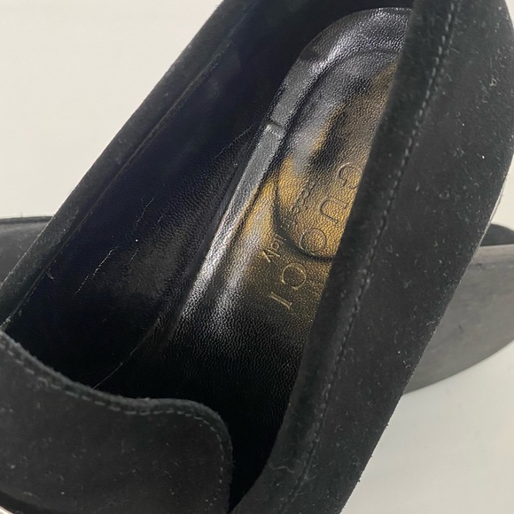 NEW Sueded Gucci Heeled Loafer | 8.5 - Picture 7 of 8
